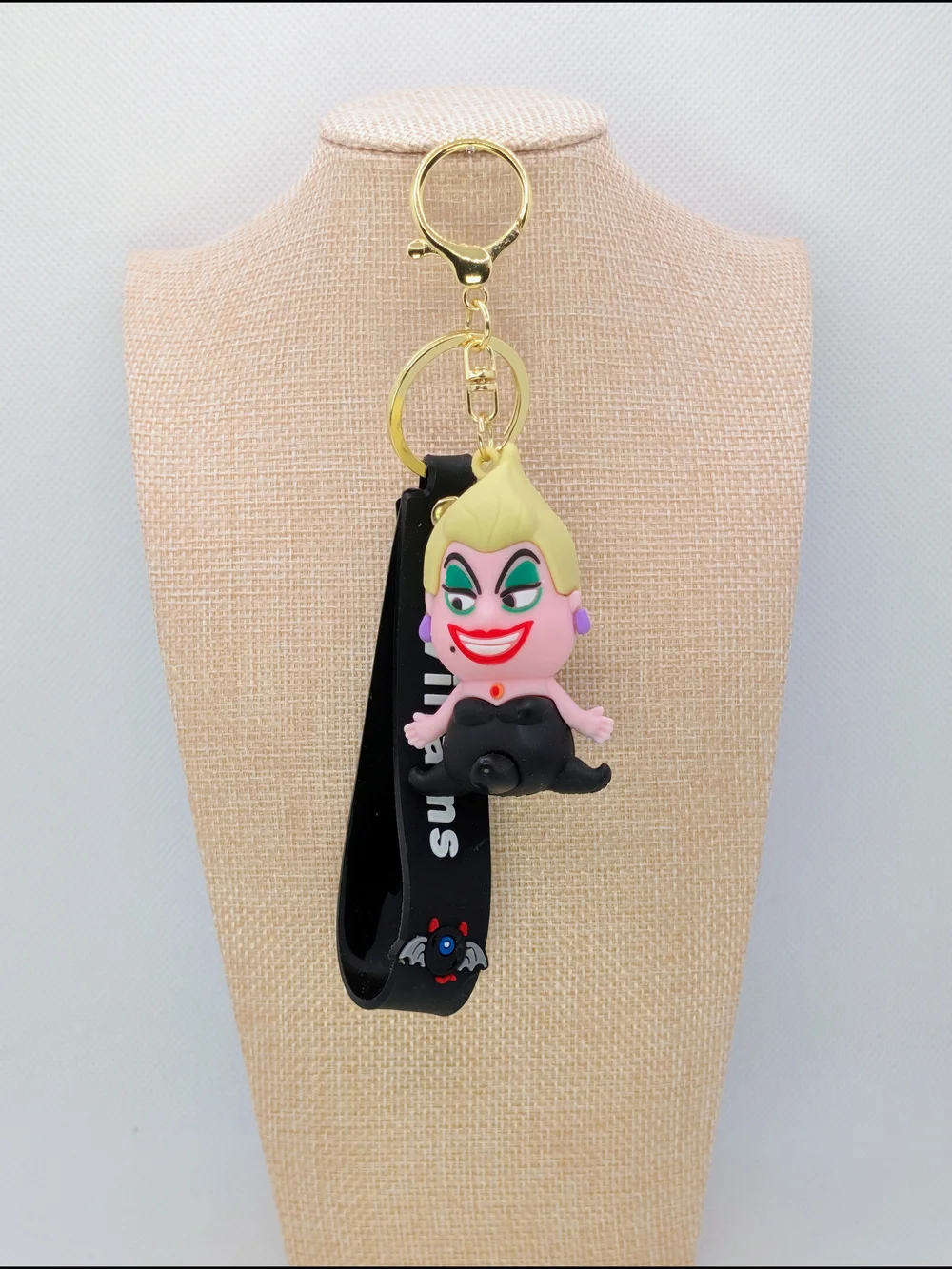 Ursella From The Little Mermaid Keychain Bag Charm